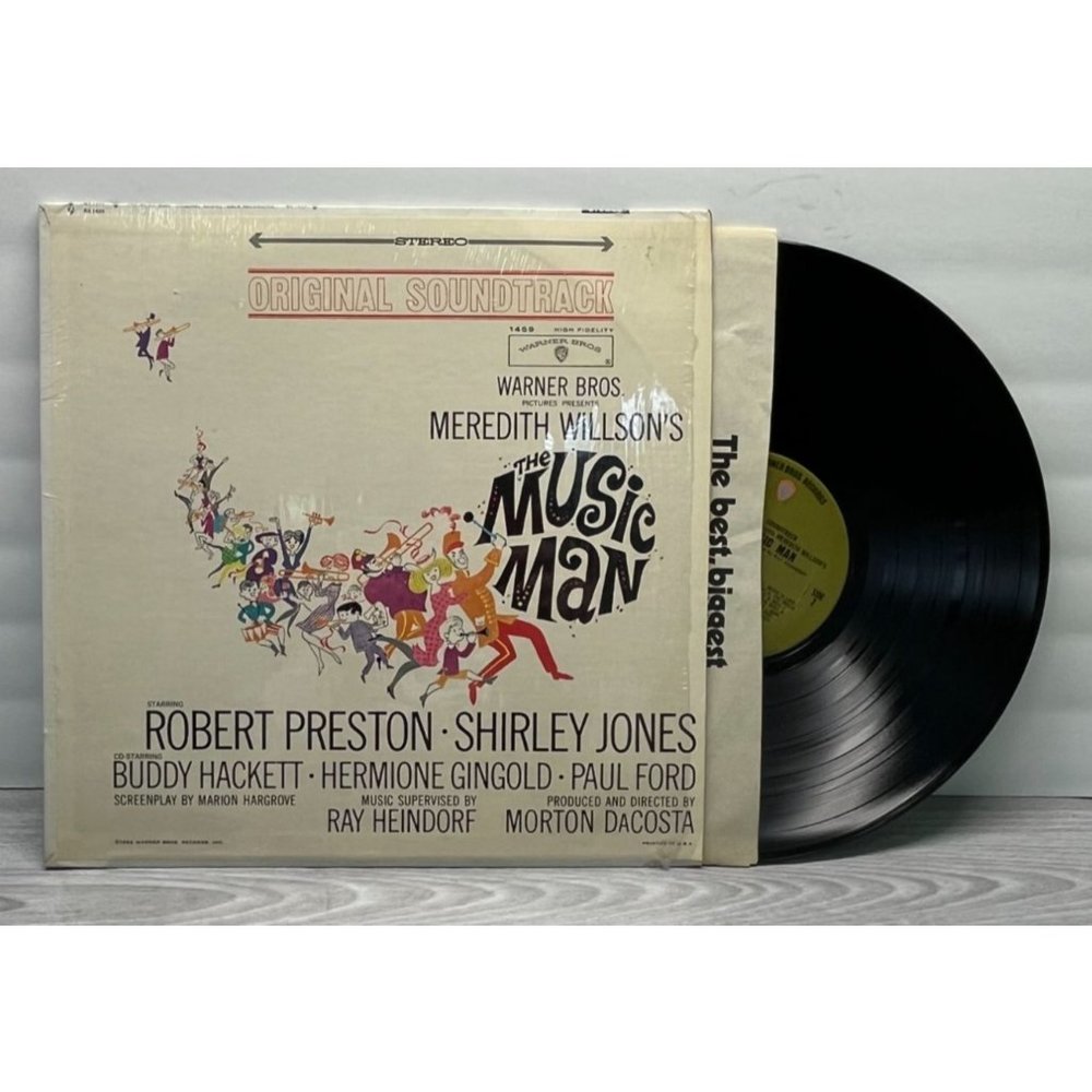 The Music Man Original Soundtrack Vinyl LP Robert Preston Shirley Jones Shrink